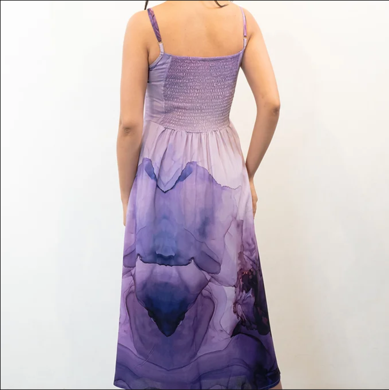 Marble Print Summer Dress